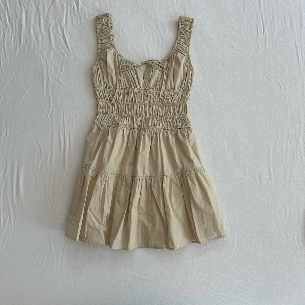 NIA Salt Dress in Beige
